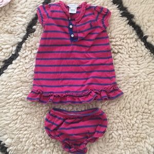 EUC Striped Ralph Lauren baby dress. Size 6 months
